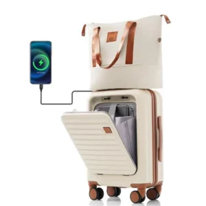 20 Inch Carry On With Expandable Travel Bag Set